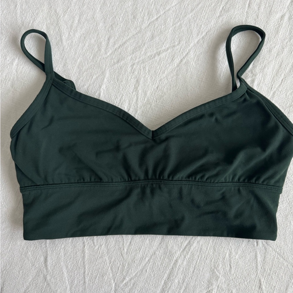 Lululemon sweetheart sports bra, size 10, legacy green, Like NEW, no padding